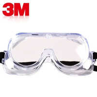 3m Safety Goggles - Plastic Material, Standard Size, Transparent Color | 100% Accuracy For Precise Vision And Protection