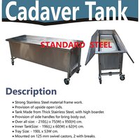 Cadaver Dead Body Storage Tank