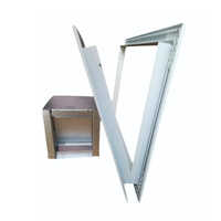 Aluminium Privacy Door Hvac Air Grill - Standard Size, Sleek Silver Color | Durable Lightweight Design, Adjustable Horizontal Slats For Optimal Air Circulation