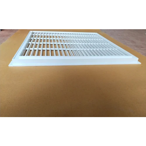 Aluminium Hvac Floor Grill - Color: White