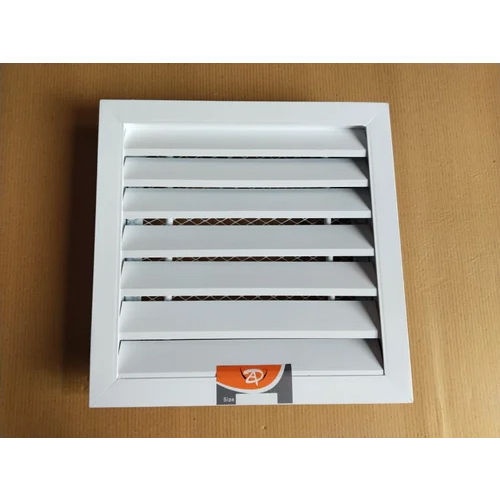 Aluminium Intack Louver Fresh Air Grill - Color: White