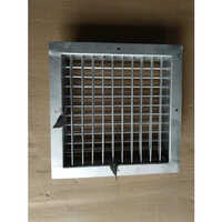 Rectangular Double Deflection Grill - Color: Silver