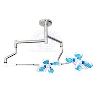 Hospital Double dome Ceiling LED OT Table