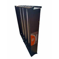 Rectangle Ms Collar Damper - Mild Steel, Standard Size , Sleek Black Finish, Wall Mount Installation For Optimal Ventilation Regulation
