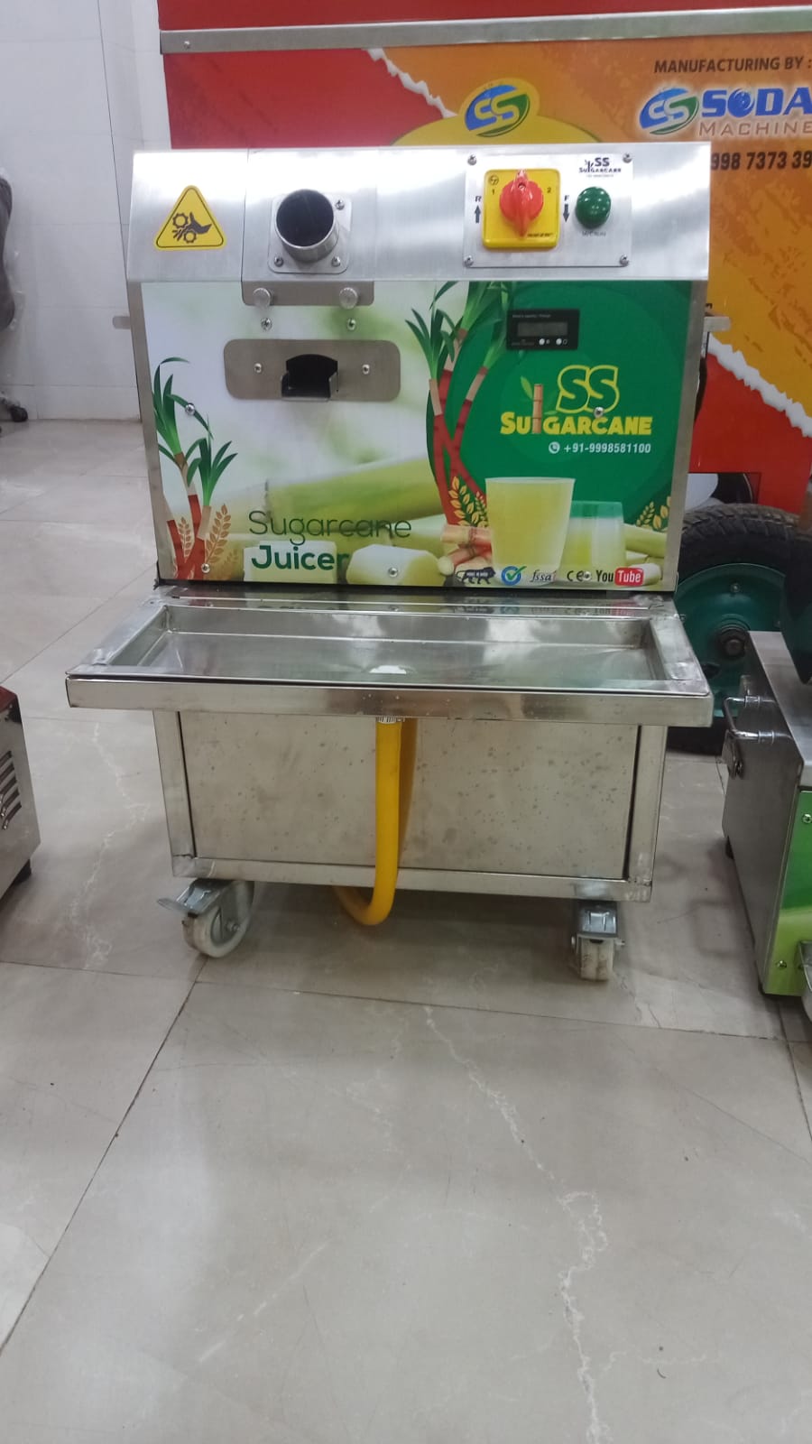 304 Battery Operated Sugarcane Machine