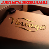 Metal Cartoon Stickers - Metal Material, Upto 1.5mm Thickness | Multicolor, Single-sided Adhesive, Customizable Shapes For Branding & Decoration