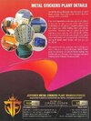 Adhesive Metal Stickers - Durable Metal Material, 1-2mm Thickness, Customizable Shapes, Multicolor Options For Branding And Promotion