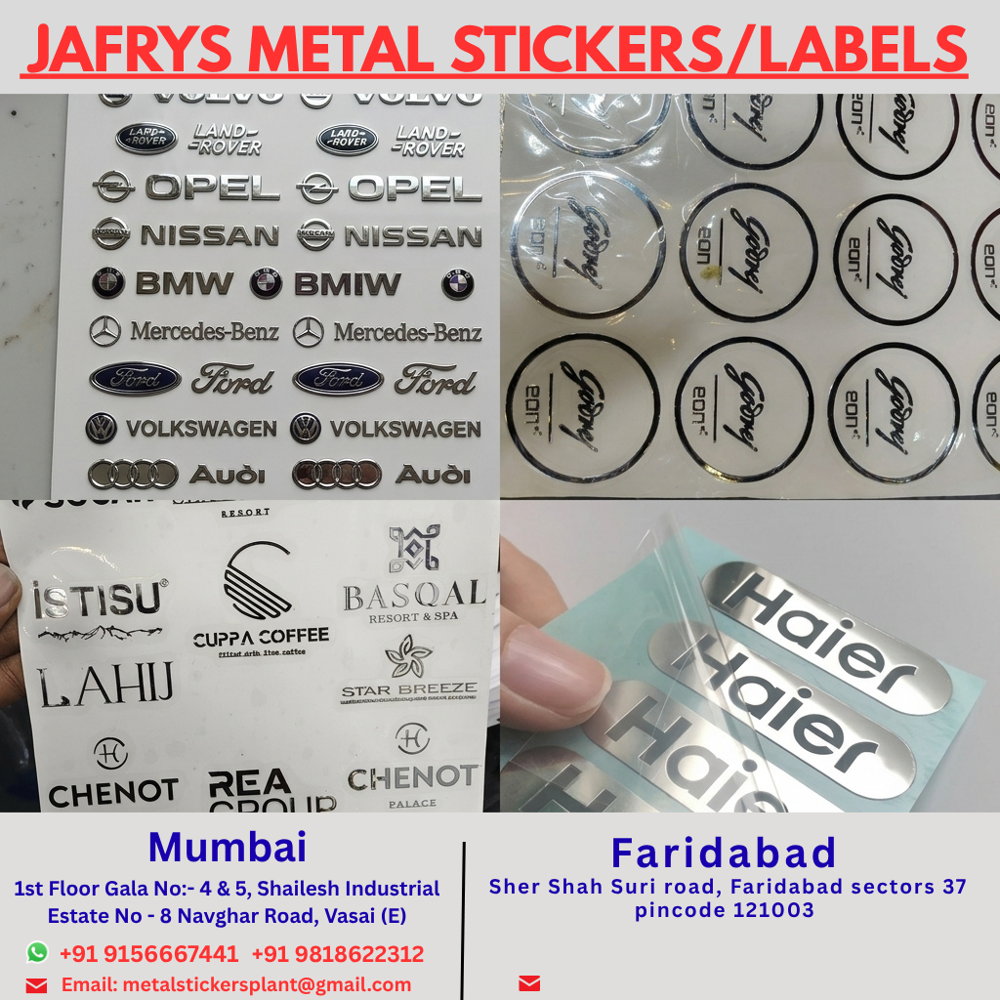 Electroforming Nickel Stickers - Metal Construction, Up to 2mm Thickness, Multicolor Custom Shapes - Durable Adhesive for Branding, Decoration, Promotion