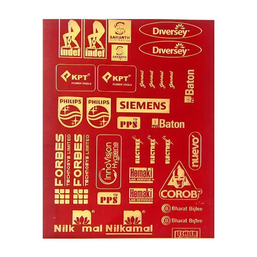 Nickel Golden Stickers - Color: Multicolor Available