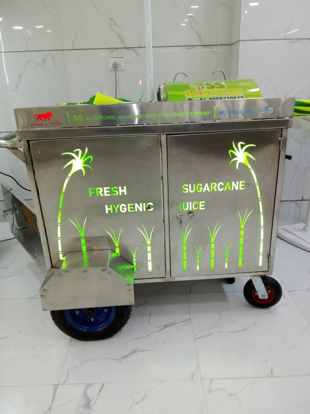 Sugarcane 304 Cart Model - Feature: High Quality & Easy To Operate