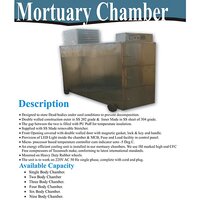 Dear Body storage Mortuary Chamber 3 Body