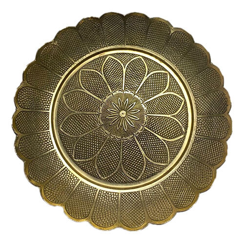 Brass Kachua Plate - Material: Metal