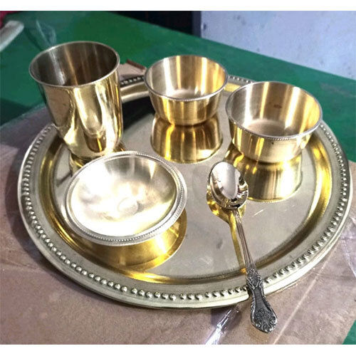 Brass Dinner Set Heavy Weight - Feature: Rust Proof