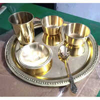 Brass Dinner Set Heavy Weight - Feature: Rust Proof