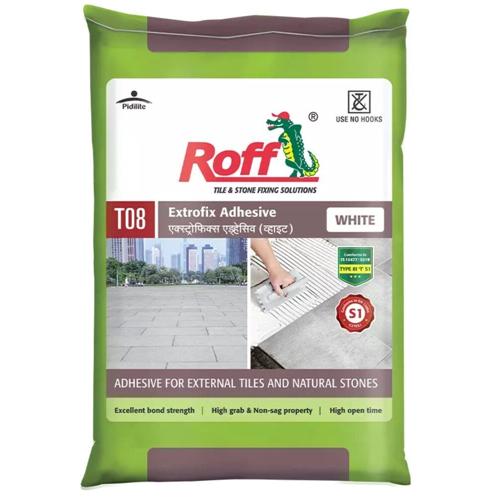 Roff T07 Extrofix Adhesive (Grey) - Color: White