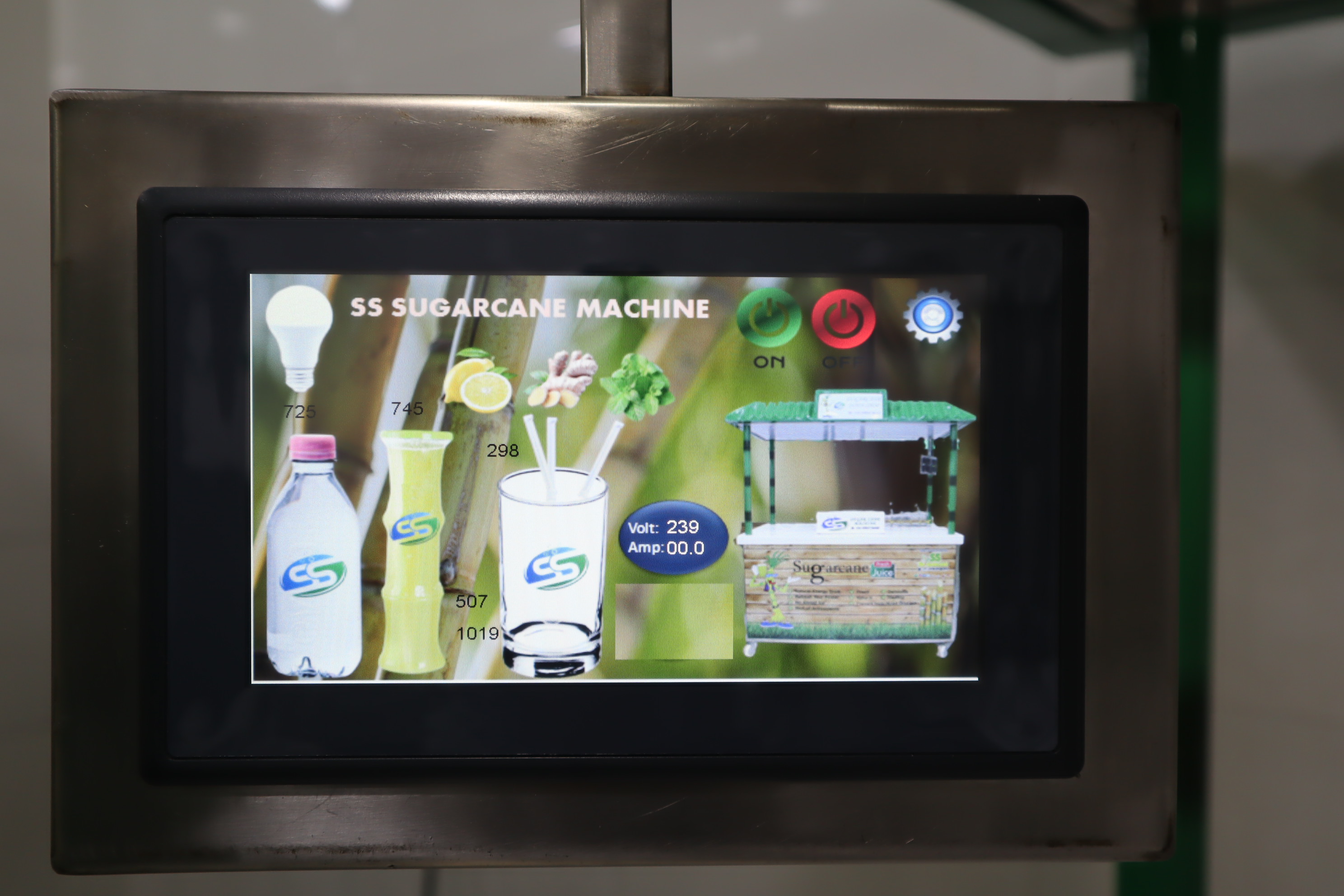 Sugarcane Korean PLC Machine