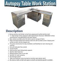 L Shape Autopsy Postmortem Table