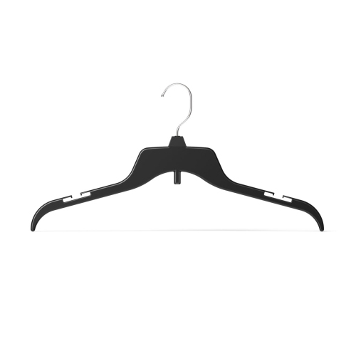 Wm M Hooks Tops Plastic Hangers - Color: Black