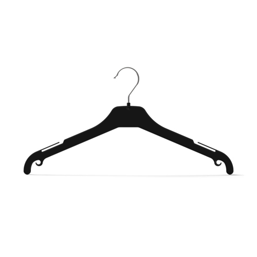 Mau Tops Plastic Hangers - Color: Black