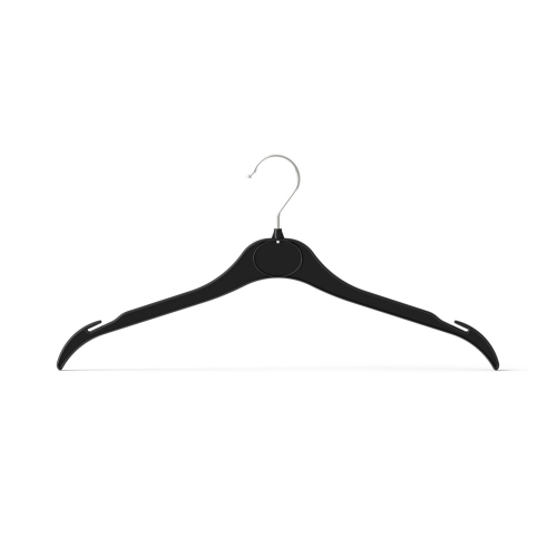 D Series Tops Plastic Hangers - Color: Black