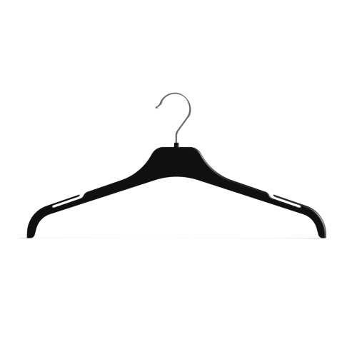 Pl Series Tops Plastic Hangers - Color: Black