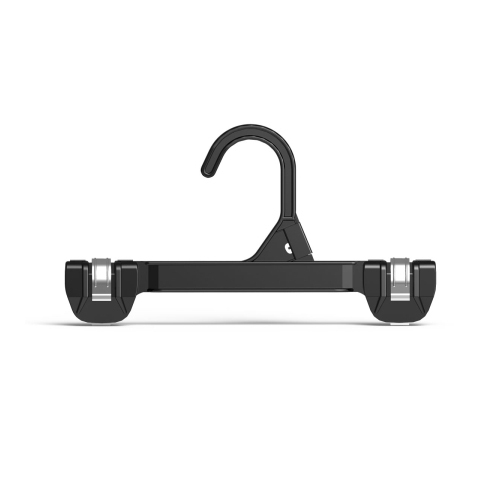 Arrow Clip Bottom Plastic Hangers - Color: Black