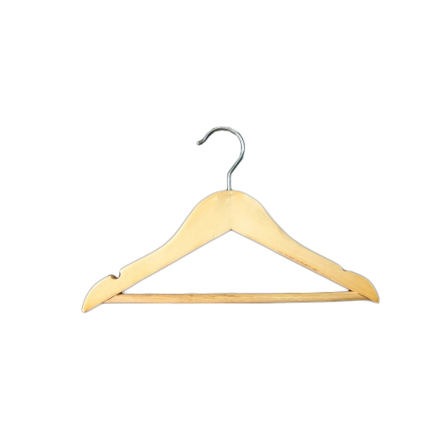 Kids Top Wooden Hangers - Color: Brown