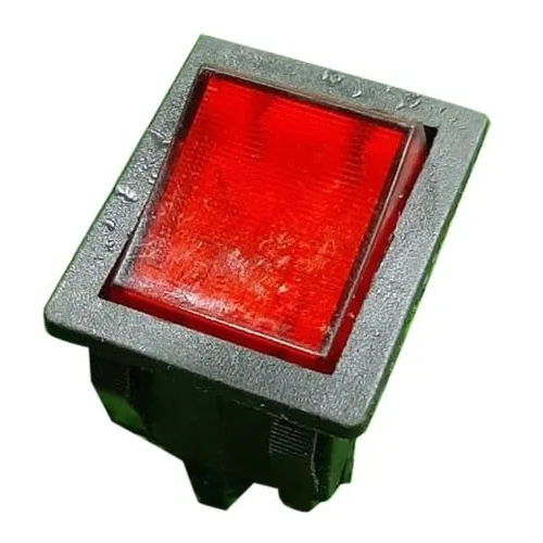 Led Rocker Switch Panel - Color: Red