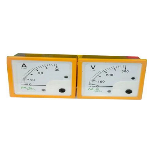 72Mm Voltmeter And Ammeter - Color: Yellow