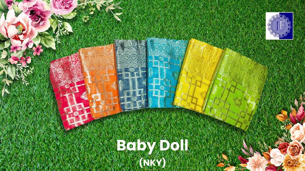 Babydoll (Cotton Handloom Saree) - Color: 8 Colours