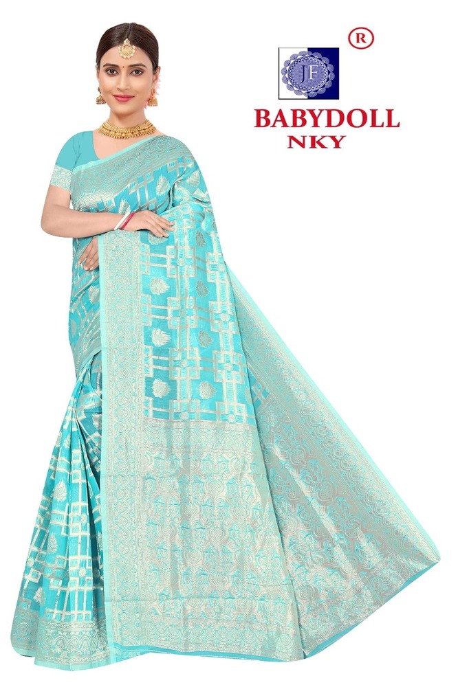 Babydoll (Cotton Handloom Saree) - Color: 8 Colours