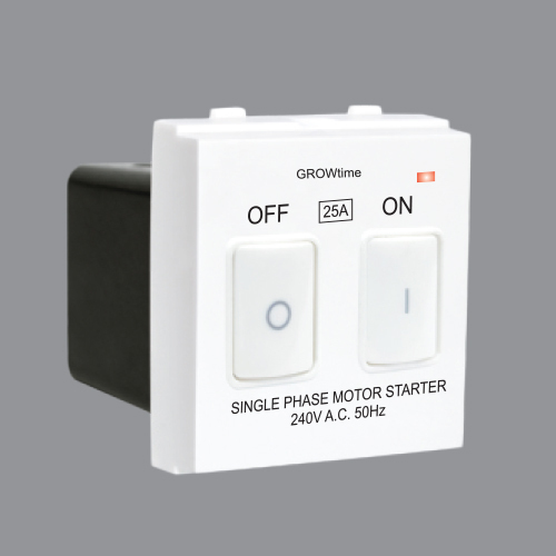 25A Motor Starter - 25V Rated IP55 Protection Level | Electrical Application Multiple Output Type Custom Color 1 Year Warranty