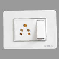 Smart Silver Modular Plates - Ip54 Protection, 20a Rated Voltage, Customizable Colors | Versatile Electrical Solution With 1-year Warranty