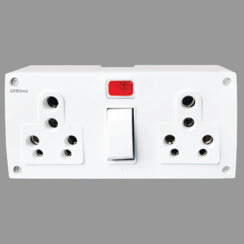 16A Combined Plate With Box - Application: Electrical