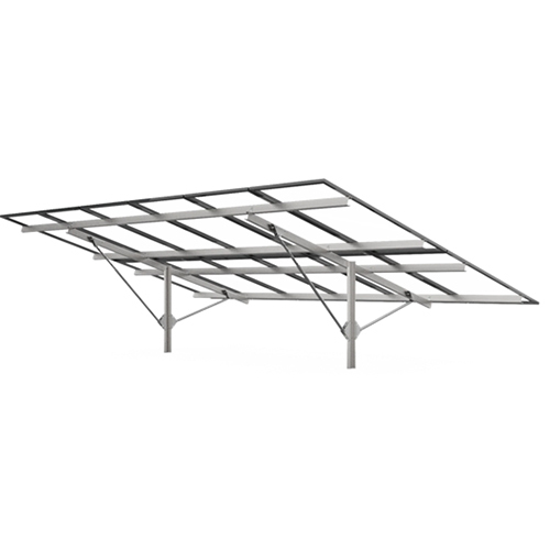 Seasonal Structure - Mild Steel, Custom Size , Silver Finish | 440V Manual Tilting Single Pole Design for Outdoor Events