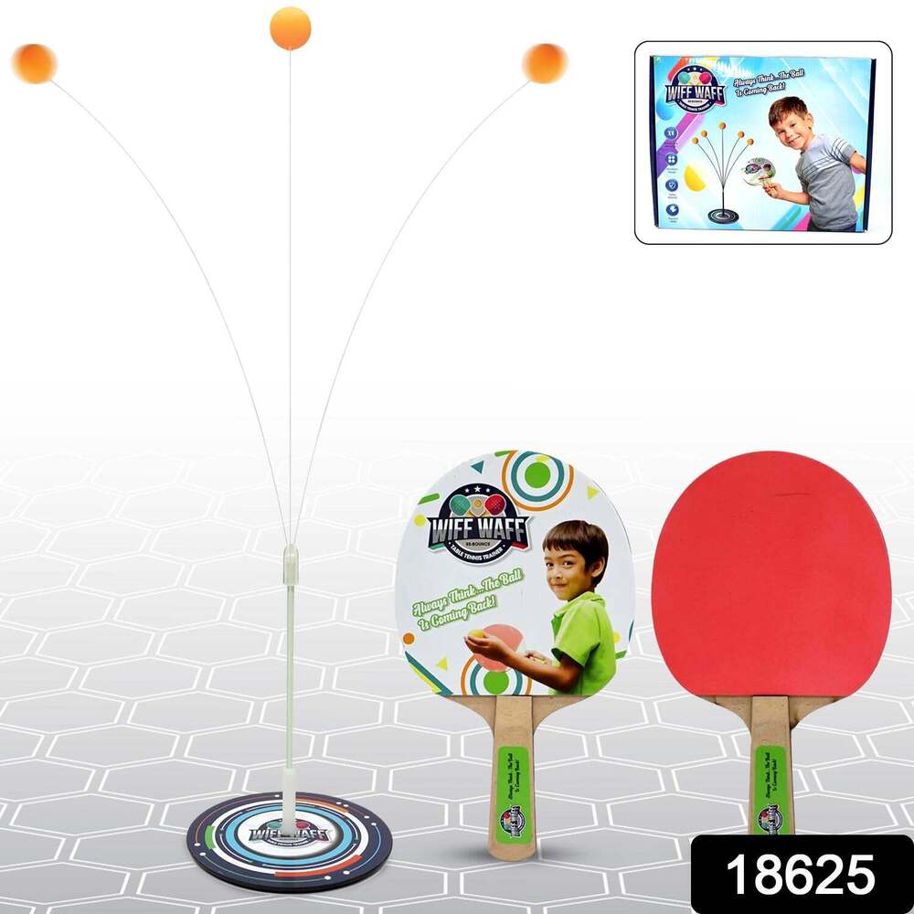 Portable Wiff Waff Rebound Table Tennis Trainer Sets