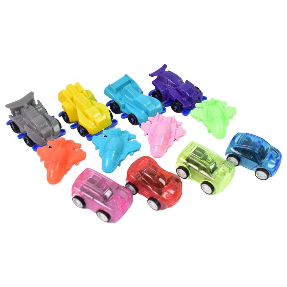 Mini Pull Back Car & Aeroplane Plastic Pull Back Car Cartoon Toyss