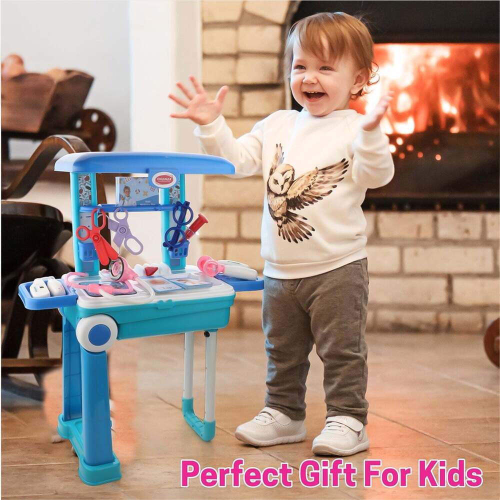 Premium Doctor Set Trolley Little Doctor Kit toyse