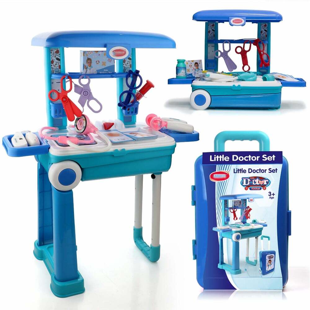 Premium Doctor Set Trolley Little Doctor Kit Toyse