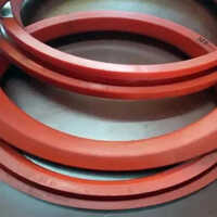 Dome Valve Seal - High-quality Rubber, Customized Size, Striking Red Color - Reliable Round Shape For Industrial Applications