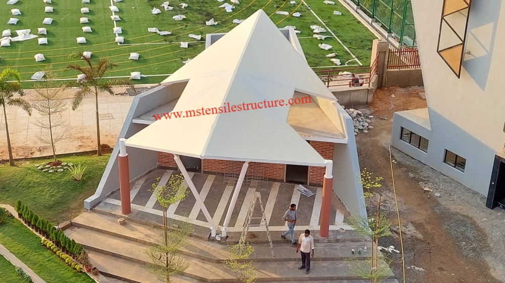 Walkway Roof Structure - Color: Many Color