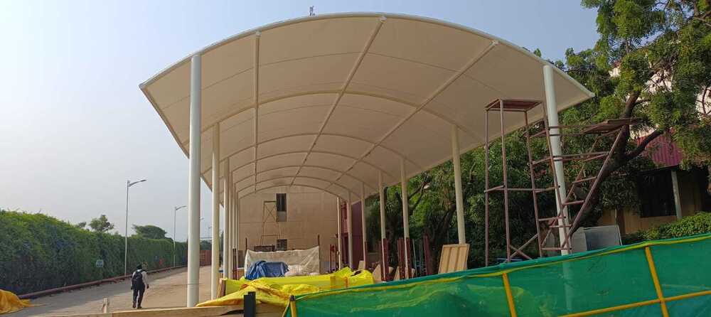 Walkway Roof Structure - Color: Many Color
