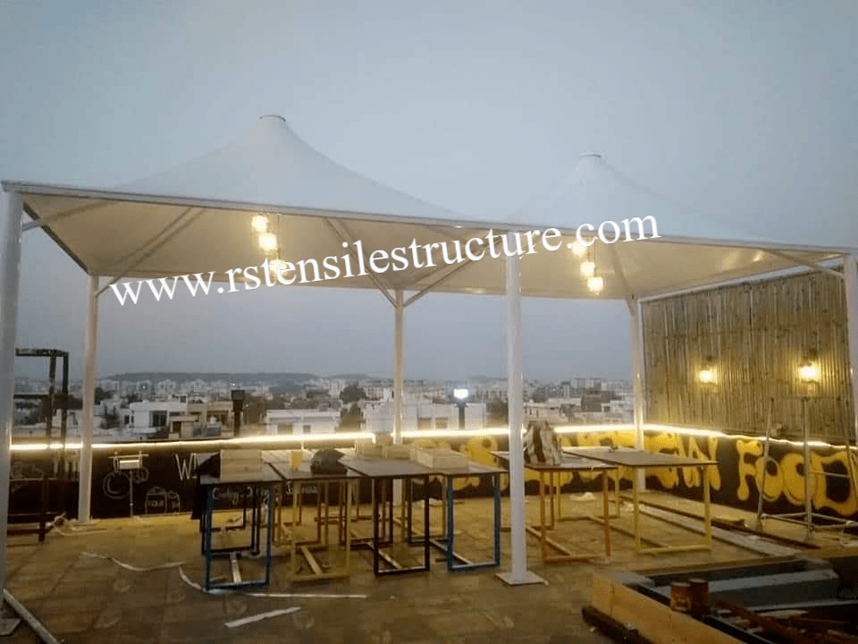 Walkway Roof Structure - Color: Many Color