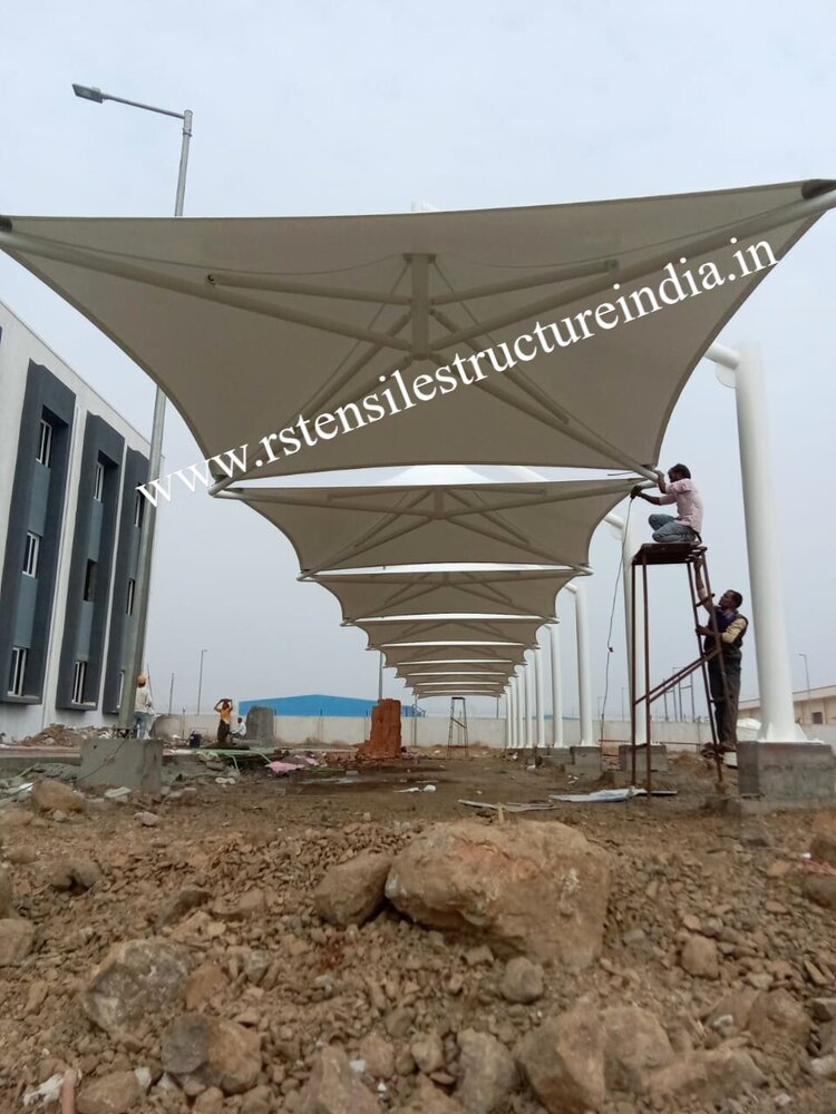 Entrance Tensile Structure - Color: White