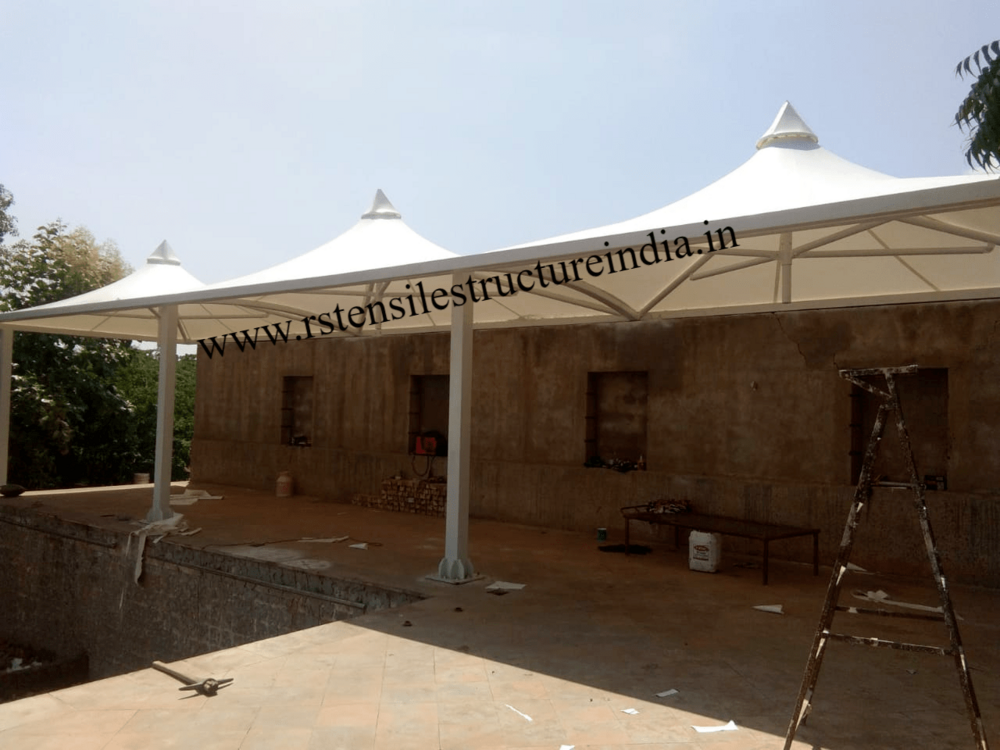 Entrance Tensile Structure - Color: White