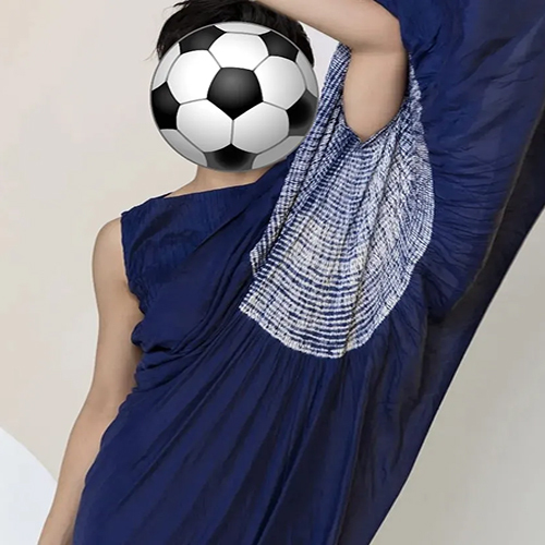 Unique Hand Circle Fabric Saree