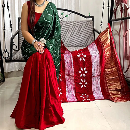 Pure Shibori Saree - Color: Different Available