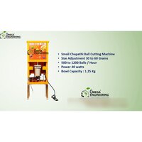 Small Chapathi Ball Cutting Machine