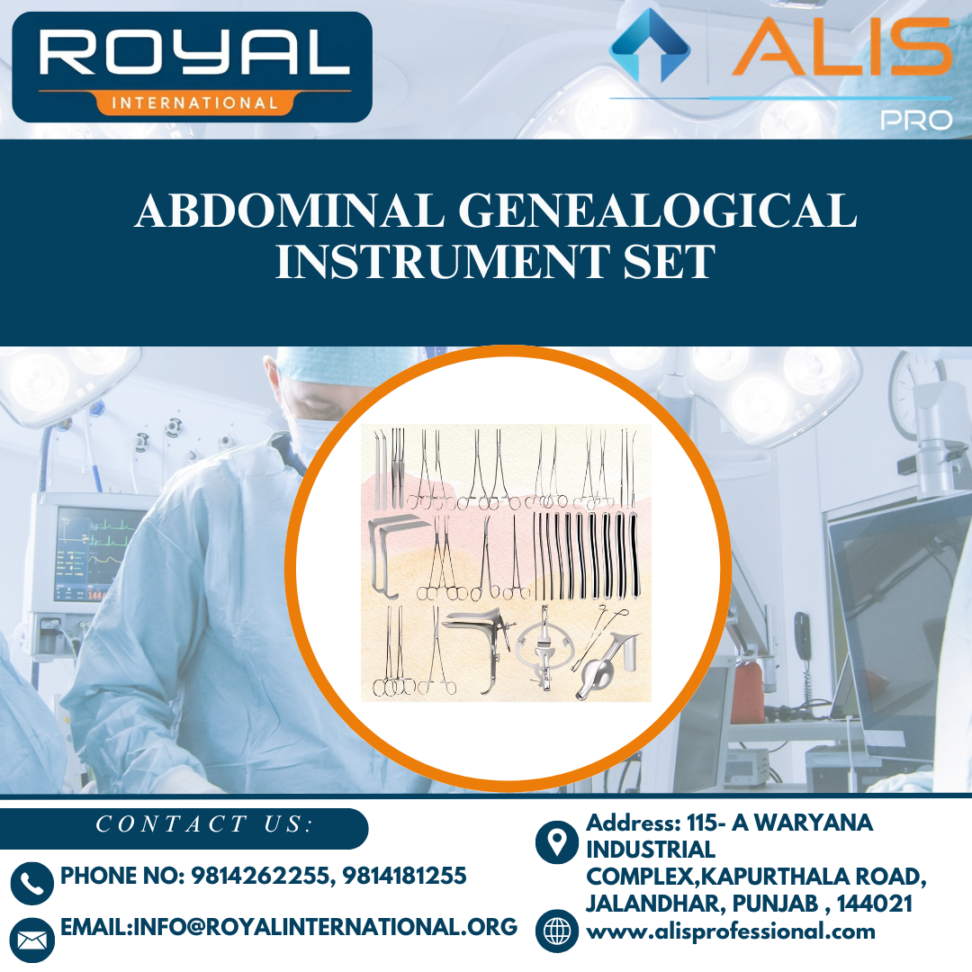 Abdominal Genealogical Instrument Set