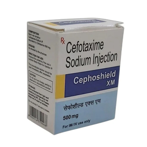 Antibacterial Cefotaxime Sodium Injectable 500mg